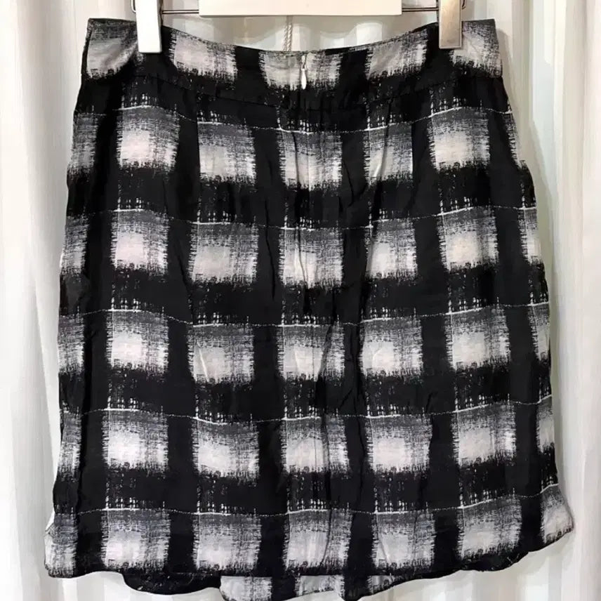 [BUNJANG] Club Monaco Cotton Check Skirt Size 2 (US) / 클럽 모나코 아사면 체크 스커트 55-66