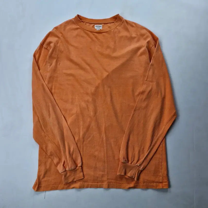 [BUNJANG] Heritage Floss Orange Sleeve Shirt / 헤리티지플로스 오렌지 슬리브