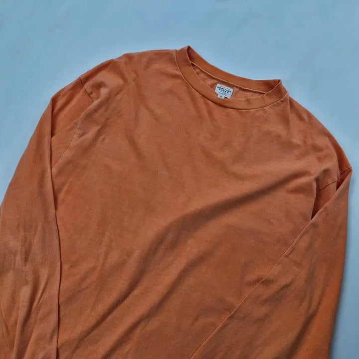 [BUNJANG] Heritage Floss Orange Sleeve Shirt / 헤리티지플로스 오렌지 슬리브
