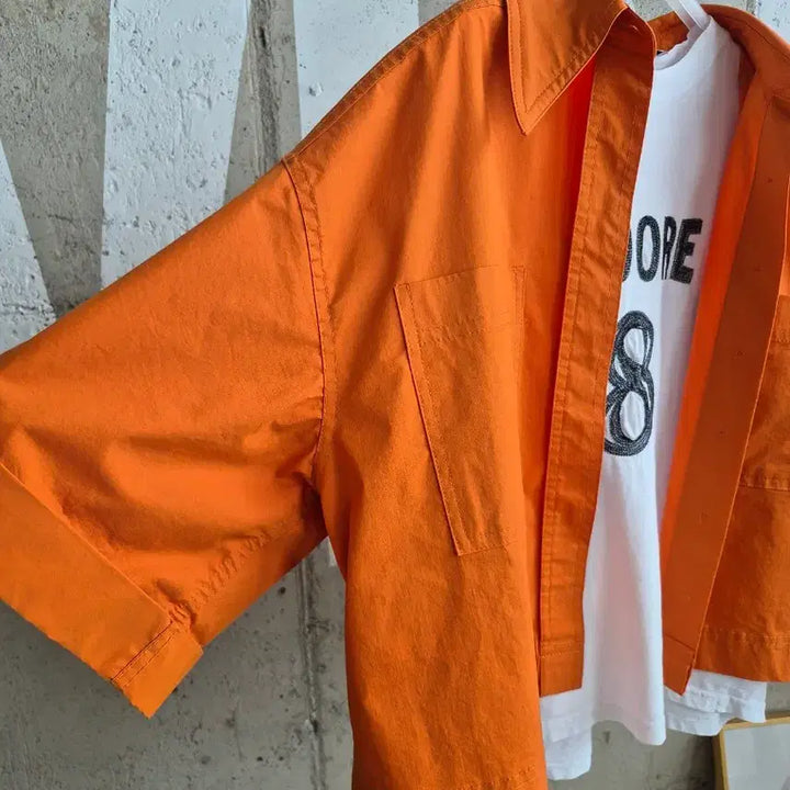 [BUNJANG] DEOM Oversized Shirt Short Jacket / 고퀄)DEOM 오버틱한 셔츠 숏자켓