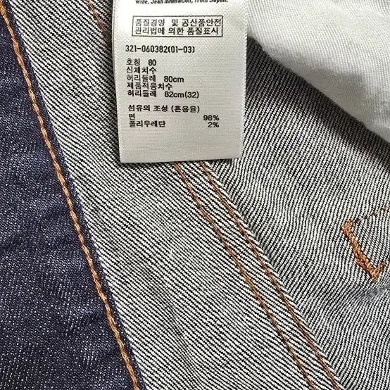 [BUNJANG] Uniqlo Dark Blue Slim Fit Denim Jeans / 유니클로 진청 슬림핏 데님 청바지