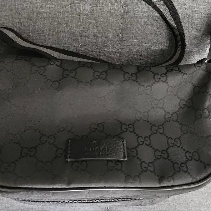 [BUNJANG] Gucci GG Pattern Hip Sack Belt Bag Black / 구찌 GG 패턴 힙색 벨트백 블랙