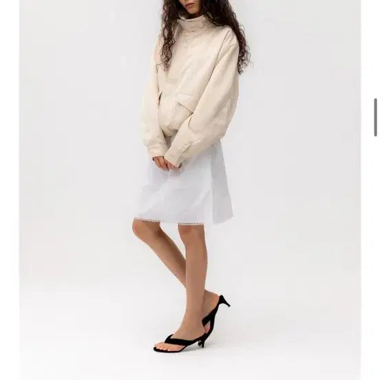 [BUNJANG] Glowny G Soft Blouson Jacket Beige / 글로니 블루종 자켓 베이지 g soft blouson