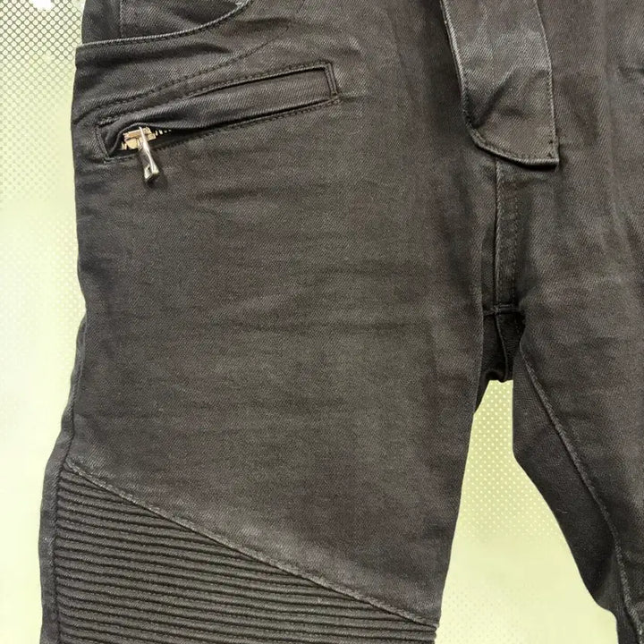 [BUNJANG] Balmain Biker Jeans Black Size 32 / 발망 바이커진 블랙 32사이즈