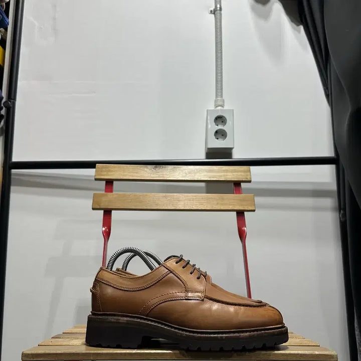 [BUNJANG] Regal Brown Vibram Sole Leather Derby Shoes / 240) 리갈 구두 더비 슈즈 브라운 비브람 레더