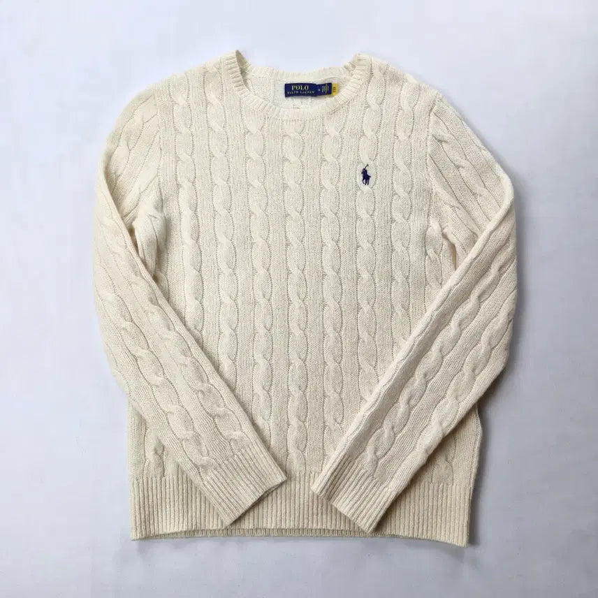 [BUNJANG] Polo Ivory Knit / 폴로 아이보리 니트