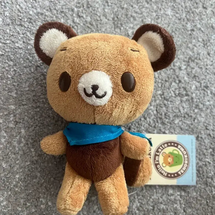 [BUNJANG] Tenori Kuma Doll Blue Scarf Plush / 테노리쿠마 인형 블루 스카프 봉제인형