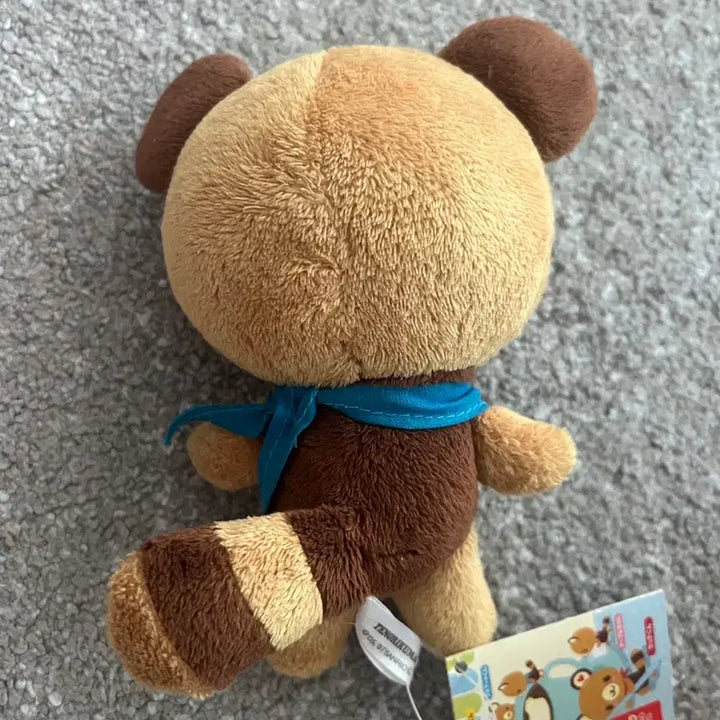 [BUNJANG] Tenori Kuma Doll Blue Scarf Plush / 테노리쿠마 인형 블루 스카프 봉제인형
