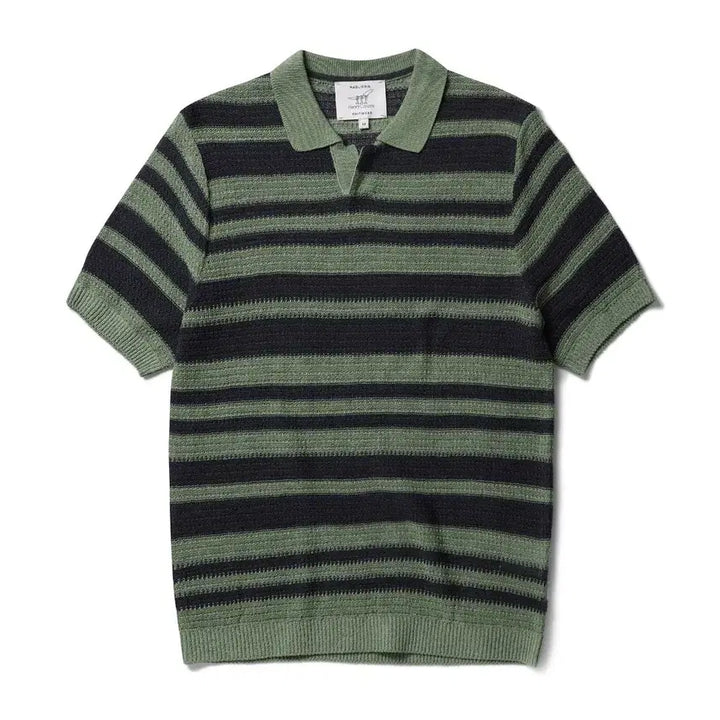 [BUNJANG] Henry Cotton Ripple Knit T-shirt / 헨리코튼 리플리 니트 티셔츠 새제품