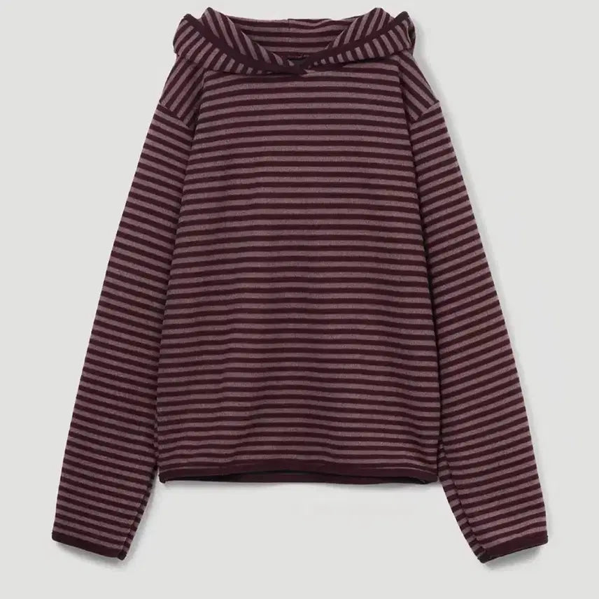 [BUNJANG] Festo Winter Stripe Hoodie Wine / 페스토 윈터 스트라이프 후드 와인