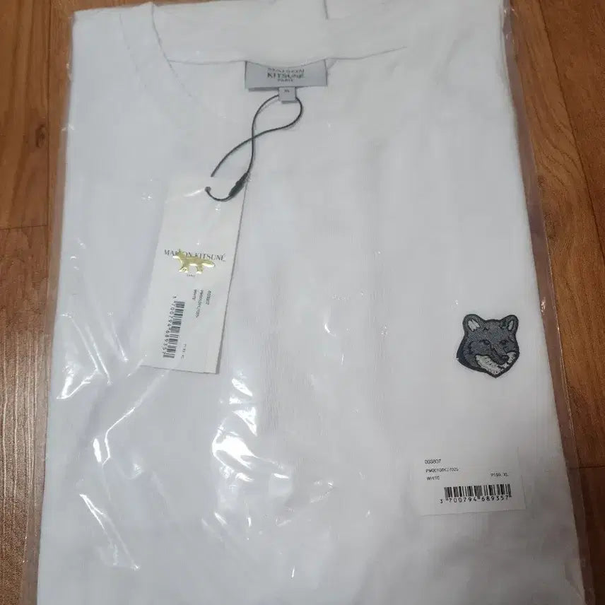 [BUNJANG] Maison Kitsuné Fox Short Sleeve T-Shirt White XL / 메종키츠네 폭스 반팔티 화이트 XL 새상품