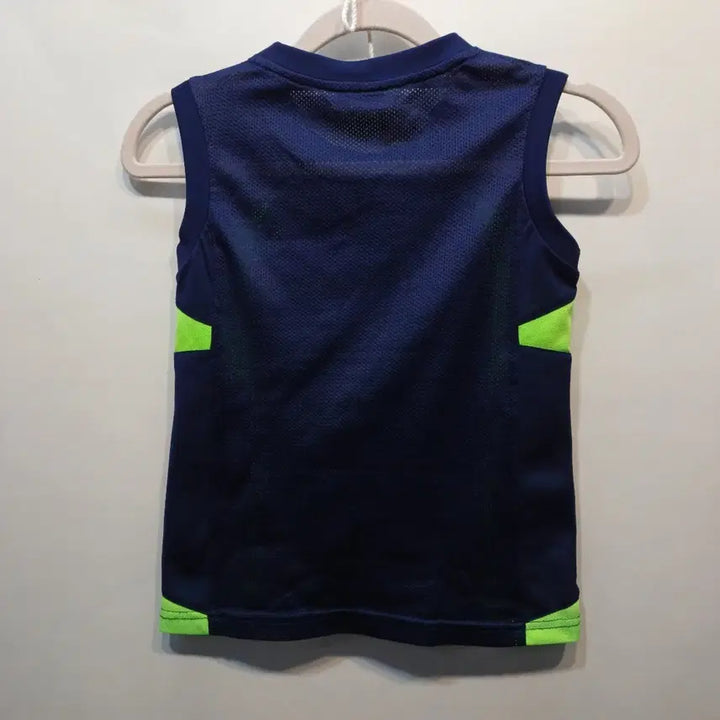 [BUNJANG] Arnold Palmer Navy/Lime Sleeveless T-Shirt Size 65 / 아놀드파마 네이비/라임 민소매 티셔츠65사이즈여름  65029