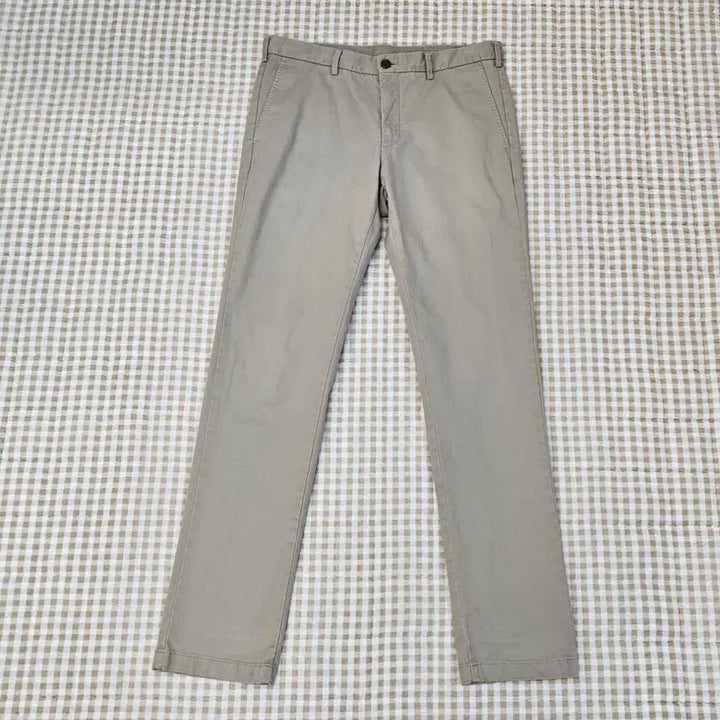 [BUNJANG] Uniqlo Beige Cotton Span Pants (Size 33) / 유니클로 스판 면바지 남자33