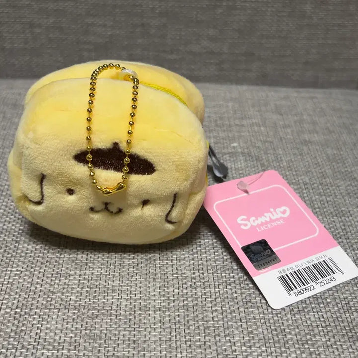[BUNJANG] Sanrio Pompompurin Mini Square Pouch Keyring / 최저가 // 산리오 미니 스퀘어 파우치 키링 (폼폼푸린)
