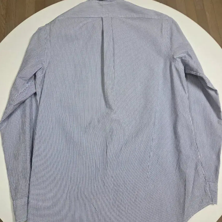 [BUNJANG] Polo Seersucker Striped Shirt Blue Size S / 폴로 시어서커 셔츠 블루 s사이즈