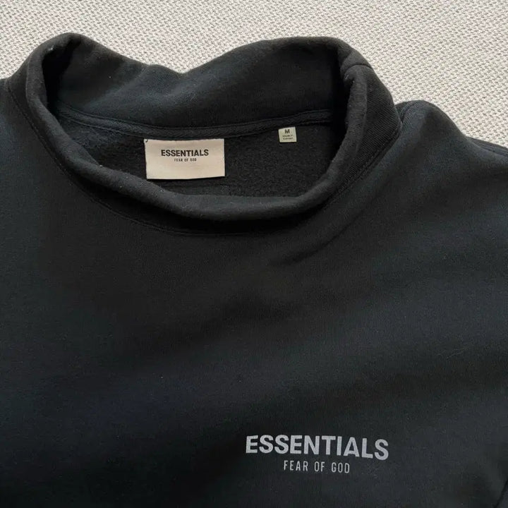 [BUNJANG] Fear of God Essentials Half-Zip Fleece Sweatshirt / 피어오브갓 에센셜 반폴라 기모 맨투맨
