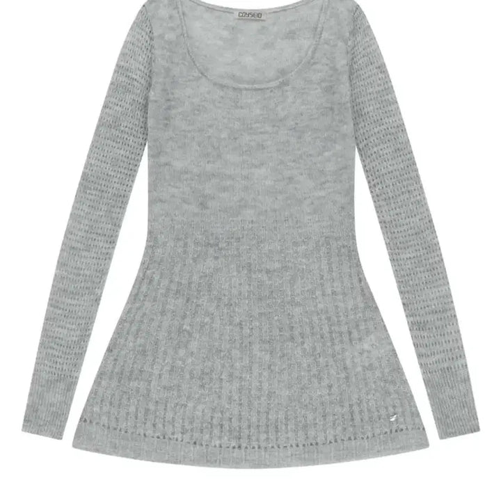 [BUNJANG] KOSEIO Soft Bell Knit Light Gray / 코이세이오 소프트 벨 니트 라이트 그레이