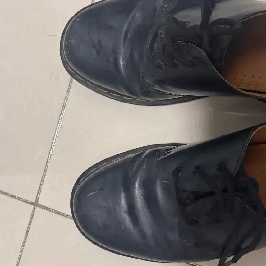 [BUNJANG] Dr. Martens 260 UK7 Navy Leather Shoes / 닥터마틴 260 uk7 네이비
