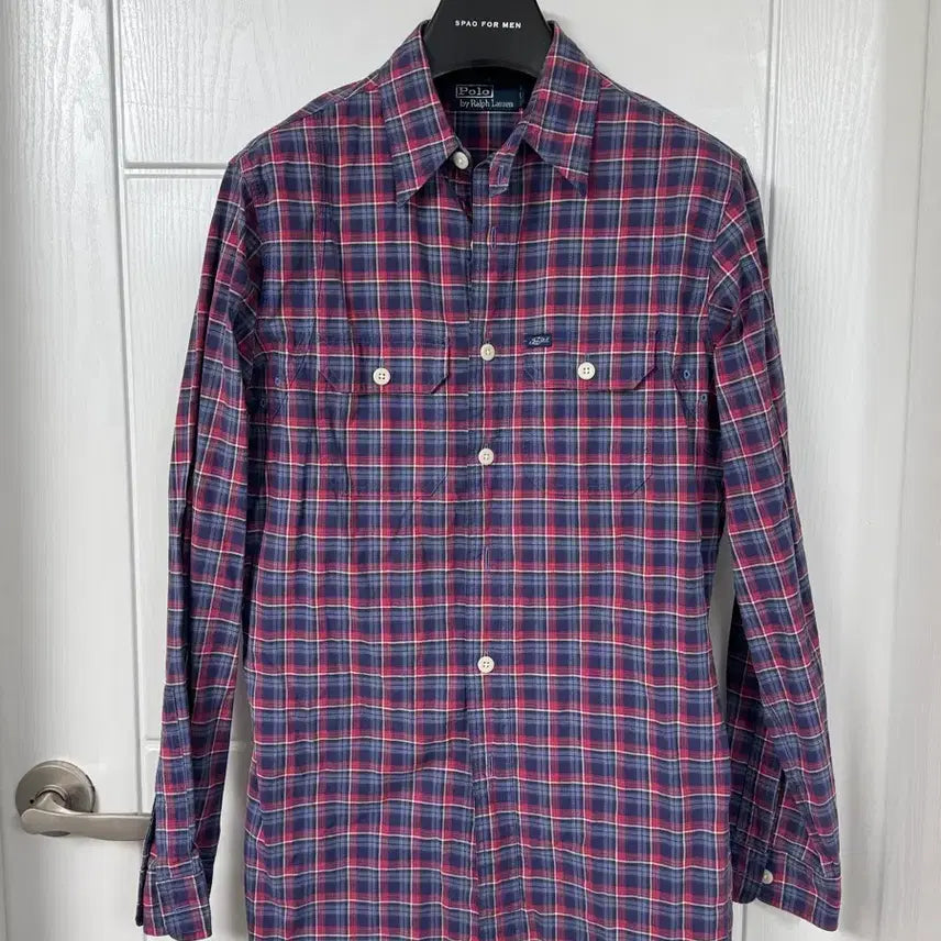 [BUNJANG] Polo Ralph Lauren Plaid Work Shirt M / 폴로 랄프로렌 체크패턴 워크 셔츠 M