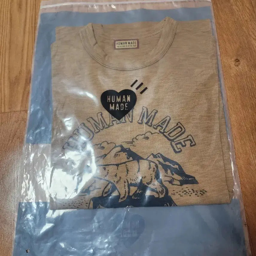 [BUNJANG] Human Made Bear Print Short Sleeve T-Shirt Brown S / 휴먼메이드 베어 반팔 티셔츠 브라운s