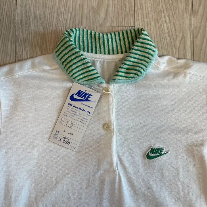 [BUNJANG] Nike 80s Old Polo Pique Womens T-shirt - Size S / 나이키 80s 올드 폴로 피케 우먼스 티셔츠 NIKE OLD 10번