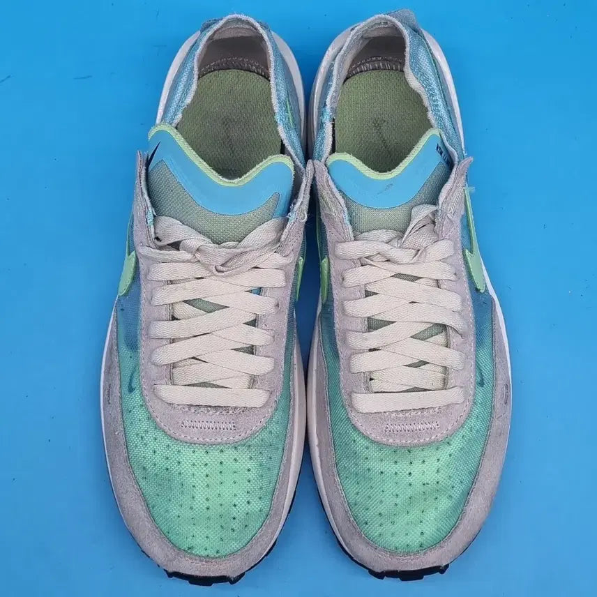 [BUNJANG] Nike Waffle One Mesh Lime Sneakers 240 / hhh 나이키 와플원 매쉬 라임 운동화 240