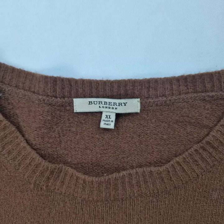 [BUNJANG] Burberry London Brown Knit Sweater / 버버리 런던 브라운 니트