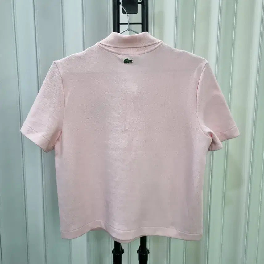 [BUNJANG] Lacoste Pink Short Sleeve Polo T-Shirt / 라코스테 핑크색 반팔 폴로티셔츠