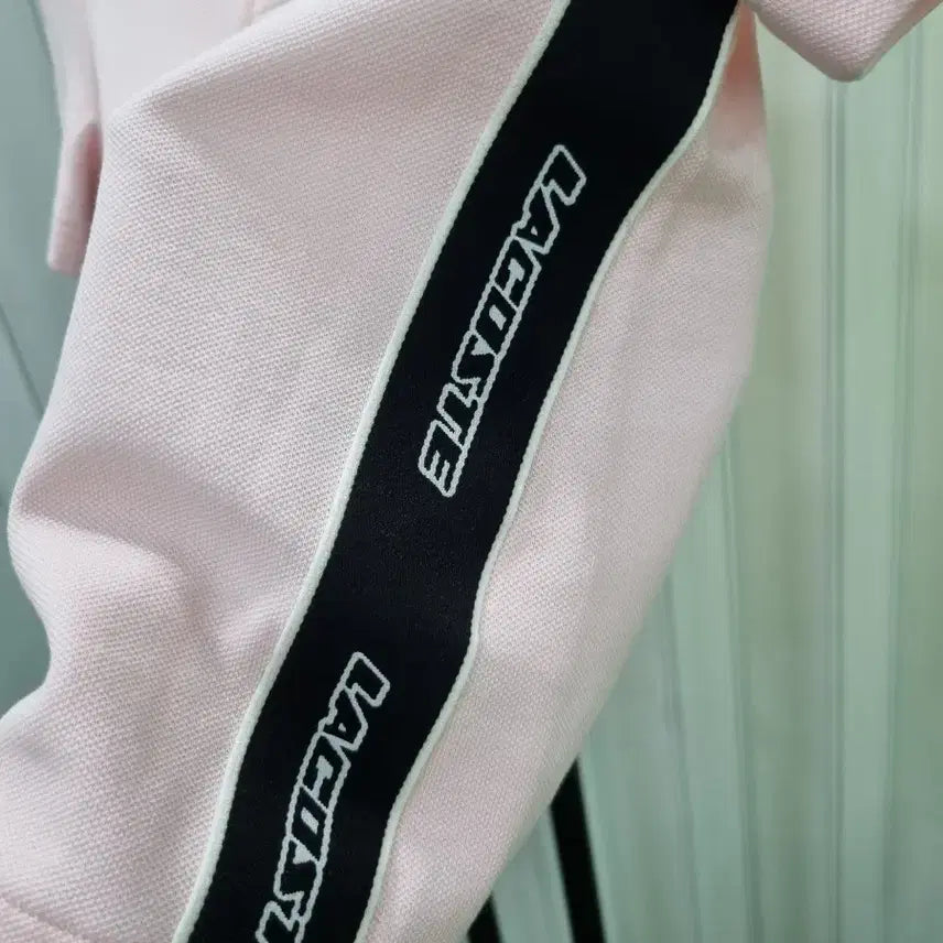 [BUNJANG] Lacoste Pink Short Sleeve Polo T-Shirt / 라코스테 핑크색 반팔 폴로티셔츠
