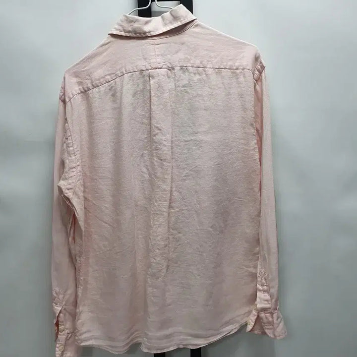 [BUNJANG] Polo Ralph Lauren Linen Long Sleeve Shirt Pink M / 폴로 랄프로렌 린넨 셔츠 긴팔 남방 핑크 m