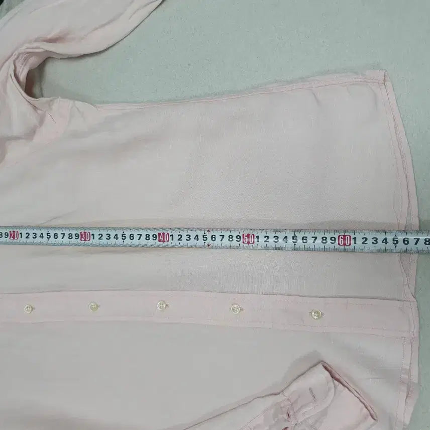 [BUNJANG] Polo Ralph Lauren Linen Long Sleeve Shirt Pink M / 폴로 랄프로렌 린넨 셔츠 긴팔 남방 핑크 m
