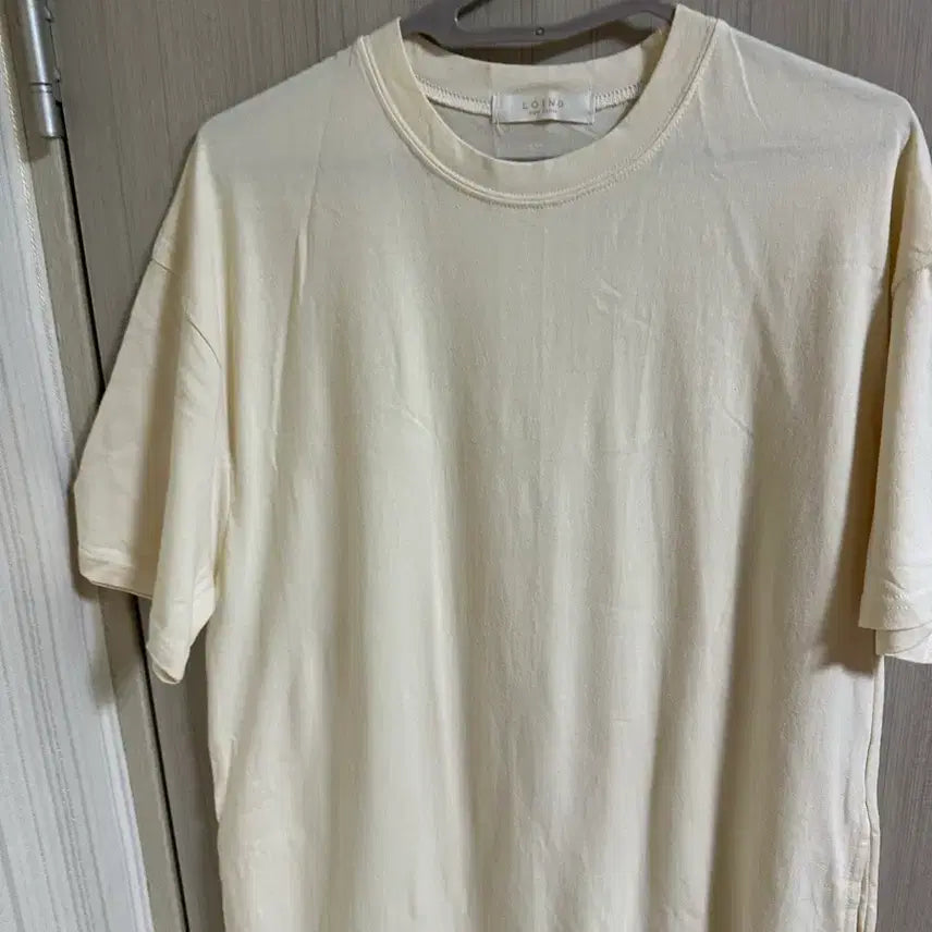 [BUNJANG] Cream Cotton Long Dress / 크림색 면롱원피스 무배