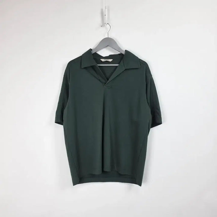 [BUNJANG] 8seconds Green Collar Half-Sleeve T-Shirt Men&