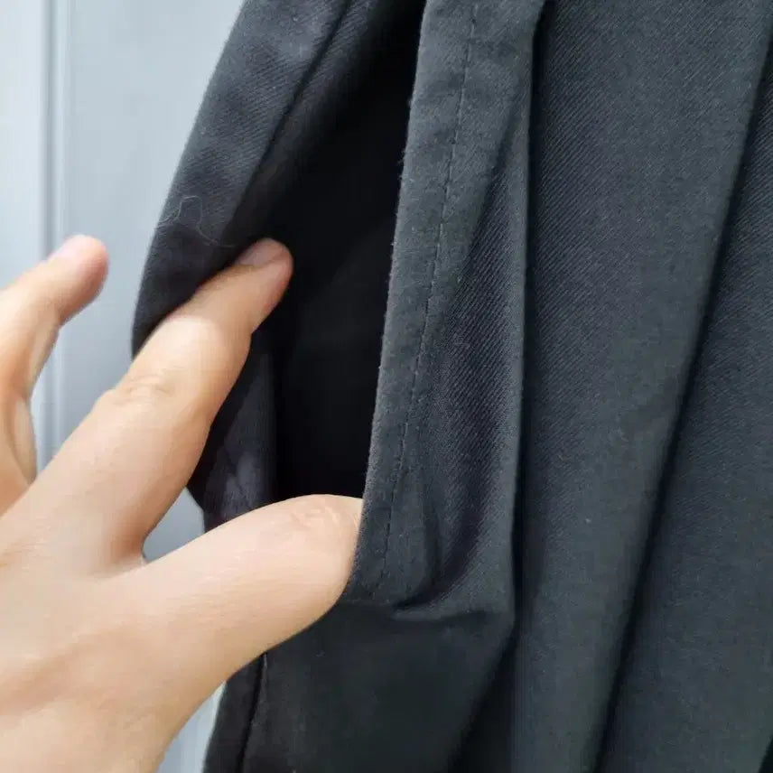 [BUNJANG] Black Balloon Fit Cargo Pants / 블랙 벌룬핏 카고 바지