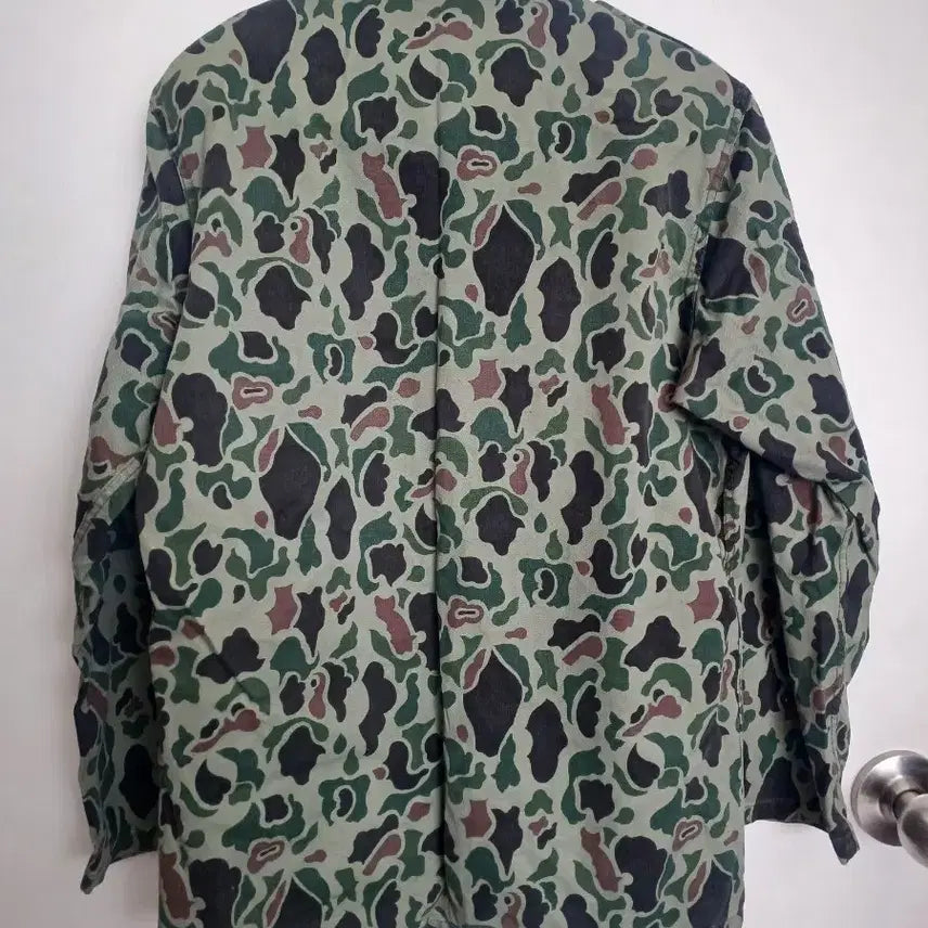 [BUNJANG] 1980s Vintage Camouflage Military Uniform Set with Hat / 근대사  수집품 80년대 구형 제대복 얼룩무늬 군복 상.하의.모자 코스튬