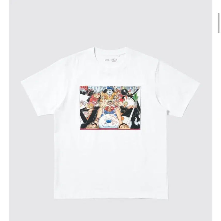 [BUNJANG] Uniqlo x Shueisha 100th Anniversary Naruto &amp; One Piece Collaboration T-Shirt / 유니클로 슈에이샤 100주년 콜라보 나루토 원피스 반팔티
