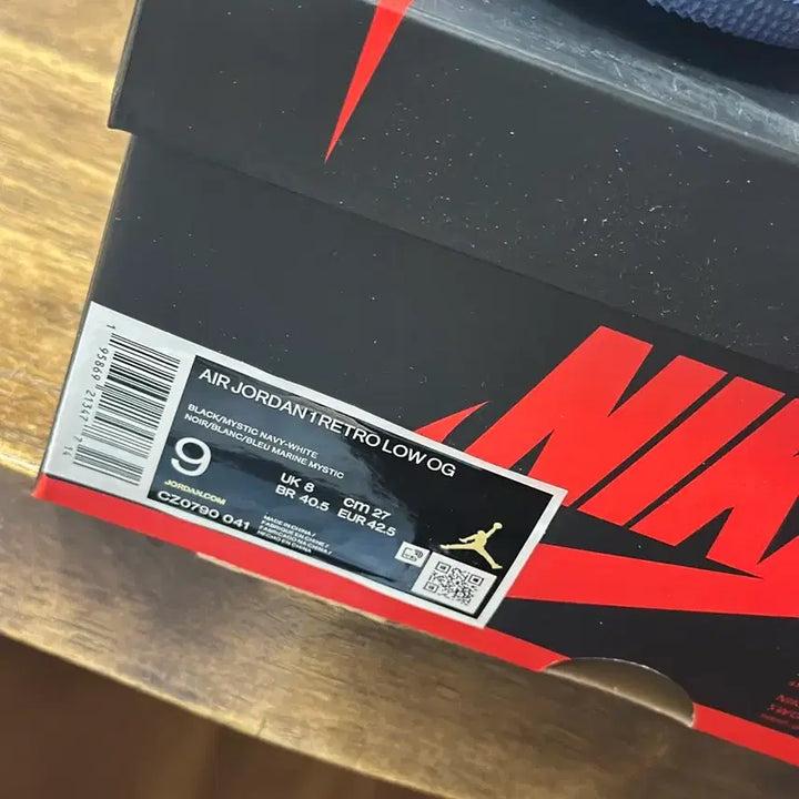 [BUNJANG] Nike Air Jordan 1 Low Mystic Navy / 나이키 에어 조던 1 로우 미스틱 네이비