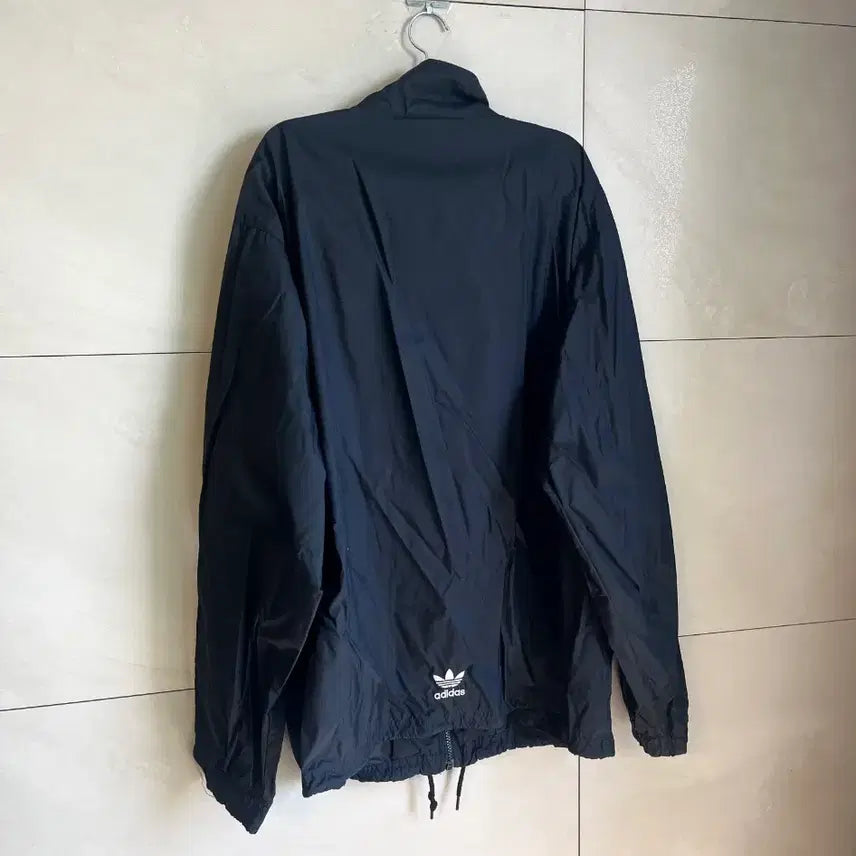 [BUNJANG] Adidas Firebird Old School Big Logo Windbreaker Black XL-2XL / [L] 아디다스 파이어버드 올드스쿨 빅로고 바람막이 블랙 판매합니다.