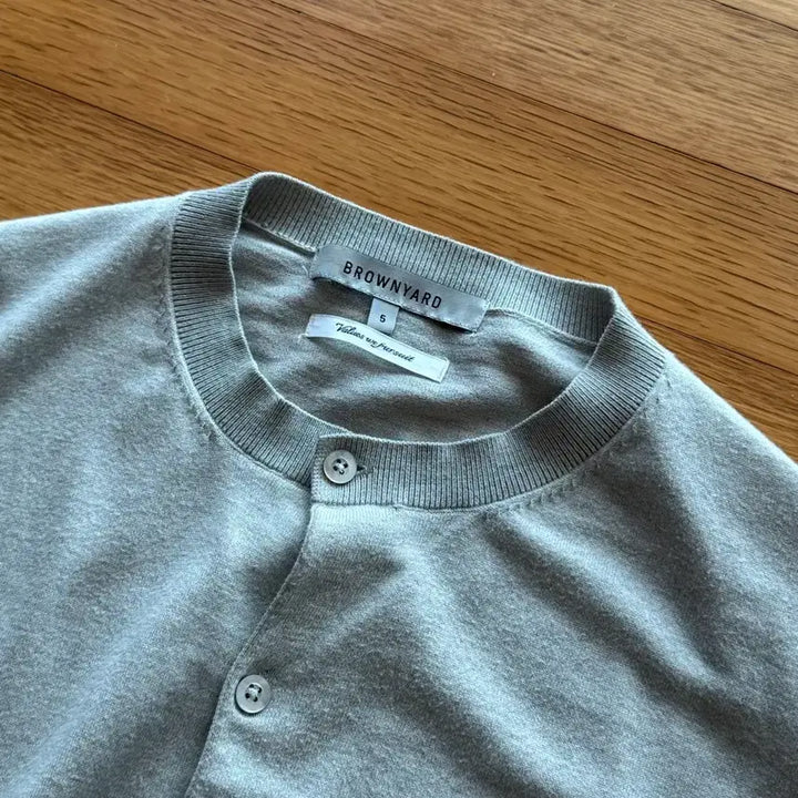 [SOLD OUT] 브라운야드 코튼 캐시미어 라운드 가디건 5