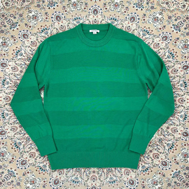 [BUNJANG] Eastlogue Cotton Stripe Border Oversized Sweater / [A+등급 103-105] 이스트로그 코튼 스트라이프 보더 오버핏스웨터