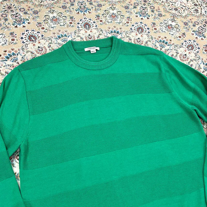 [BUNJANG] Eastlogue Cotton Stripe Border Oversized Sweater / [A+등급 103-105] 이스트로그 코튼 스트라이프 보더 오버핏스웨터