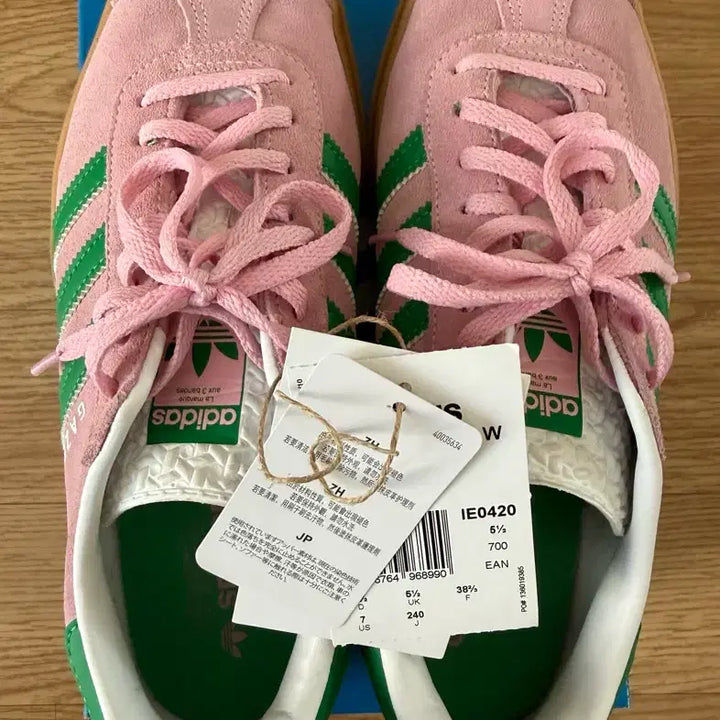 [BUNJANG] Wmns Gazelle Bold True Pink Green Sneakers / W 스니커즈 가젤 볼드 트루 핑크 그린
