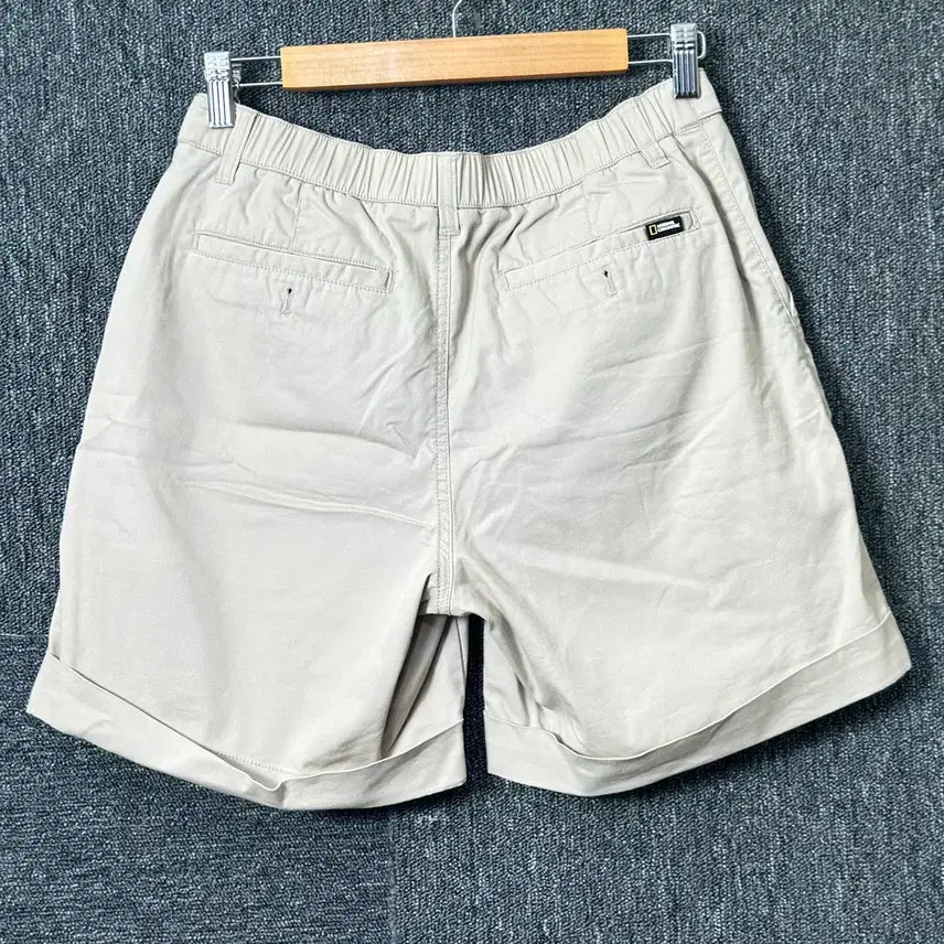 [BUNJANG] National Geographic Beige Cotton Shorts Size 73 / 내셔널지오그래픽 베이지 면 반바지 73