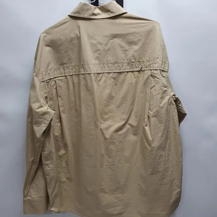 [BUNJANG] System Homme Oversized Long Sleeve Shirt Beige 95 / 시스템옴므 셔츠 오버사이즈 긴팔 남방 베이지 95