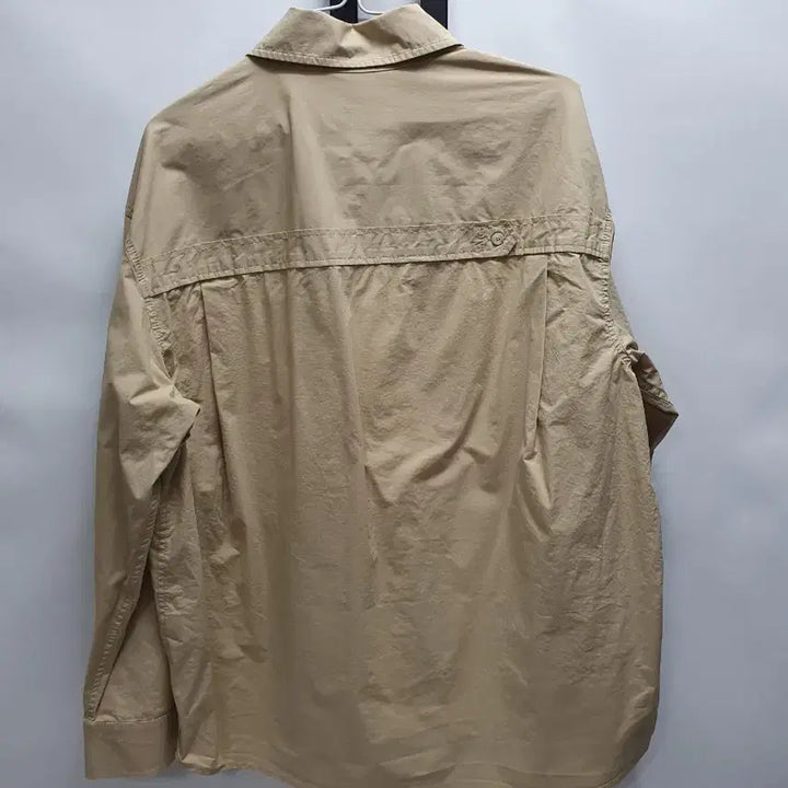 [BUNJANG] System Homme Oversized Long Sleeve Shirt Beige 95 / 시스템옴므 셔츠 오버사이즈 긴팔 남방 베이지 95