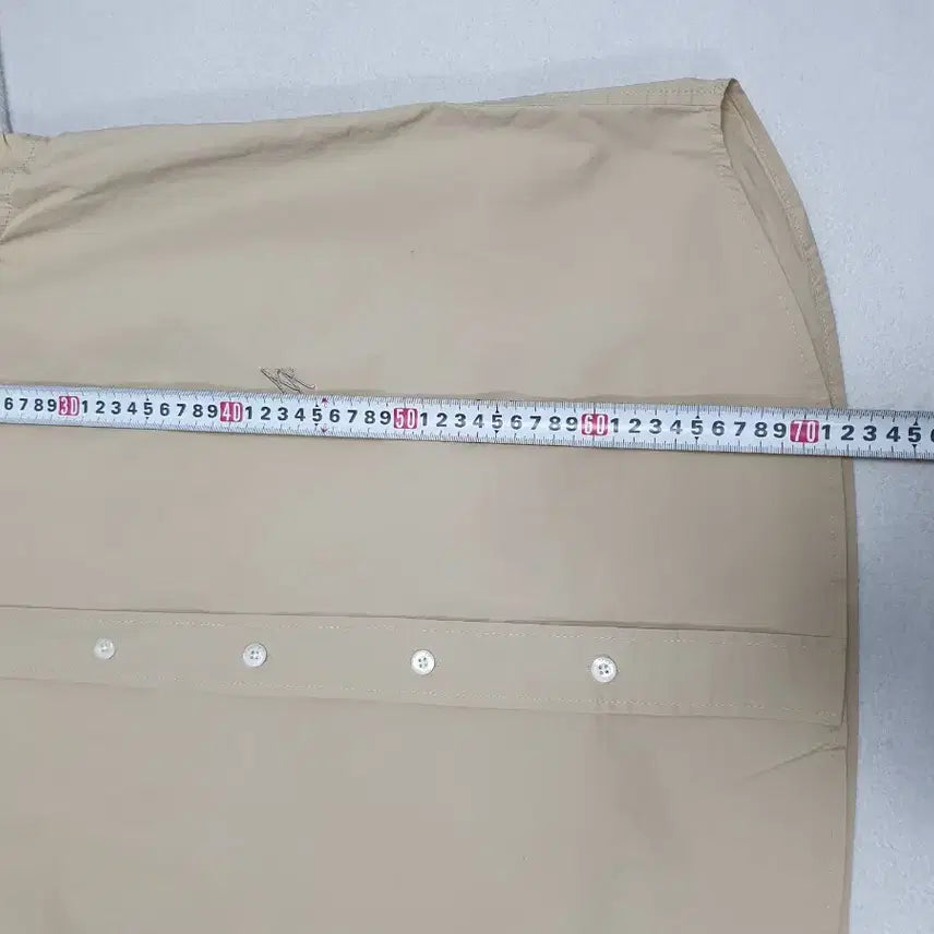 [BUNJANG] System Homme Oversized Long Sleeve Shirt Beige 95 / 시스템옴므 셔츠 오버사이즈 긴팔 남방 베이지 95