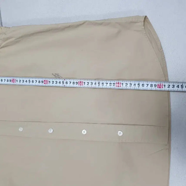 [BUNJANG] System Homme Oversized Long Sleeve Shirt Beige 95 / 시스템옴므 셔츠 오버사이즈 긴팔 남방 베이지 95