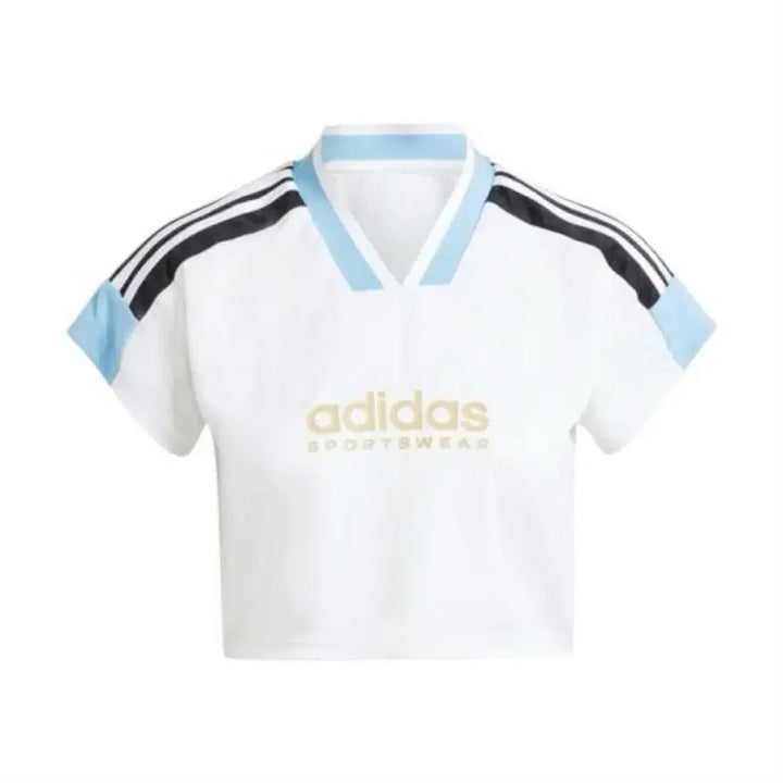 [BUNJANG] Adidas Tirocut 3S Cropped Short Sleeve Jersey / 품절 상품 판매) 아디다스 티로컷 3S 크롭 져지 반팔