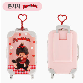 [BUNJANG] Monchhichi Chimutan Mini Carrier Pouch Keychain / 몬치치 치무탄 미니 캐리어 파우치 키링