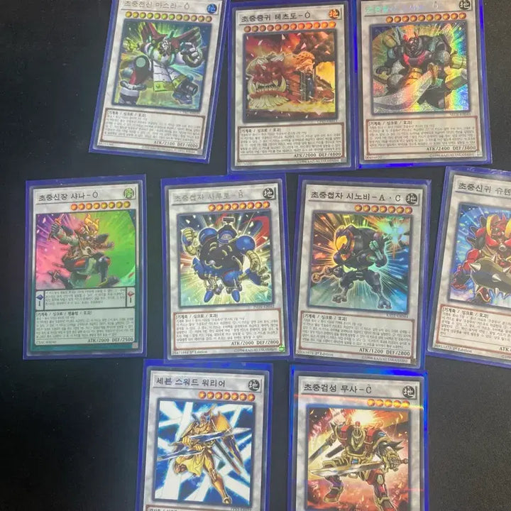 [BUNJANG] Yu-Gi-Oh! Superheavy Samurai + Zefra Pendulum Cards / 유희왕 초중무사+세피라 펜듈럼 카드 팝니다